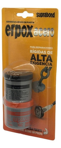 Pegamento Pasta Suprabond Adhesivo ERPOX ACERO ALTA EXIGENCIA no tóxico