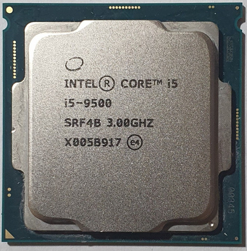 Procesador Intel 9na I5-9500 3.00ghz Lga 1151 Socket H4 Cpu