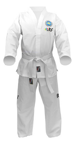 Traje Taekwondo Itf Wtf Dobok Talle 5 A 7 Gran Marc En3x