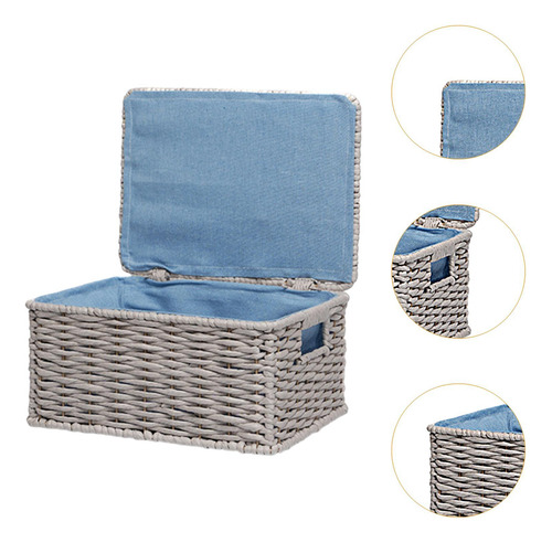 Cesta Tejida De Almacenamiento Para La Colada, Cesta