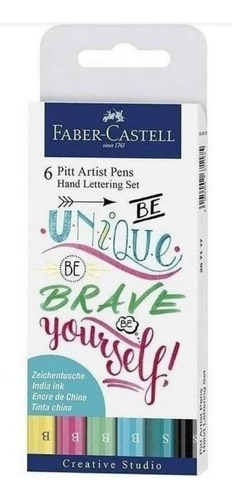 Marcadores Faber Castell Artist Hand Lettering Pastel X 6