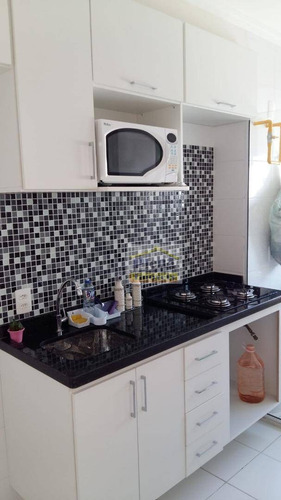 Imagem 2 de 9 de Apartamento À Venda Com 2 Dormitórios E 44 M² - Residencial Anauá - Hortolândia/sp - Ap1219