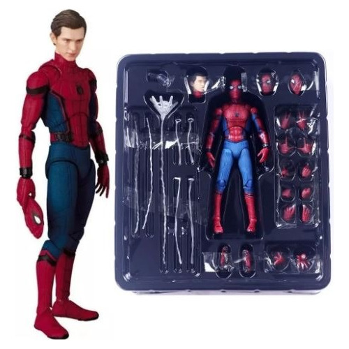 Spiderman Hombre Araña Figura Muñeco Mafex Modelo 103 