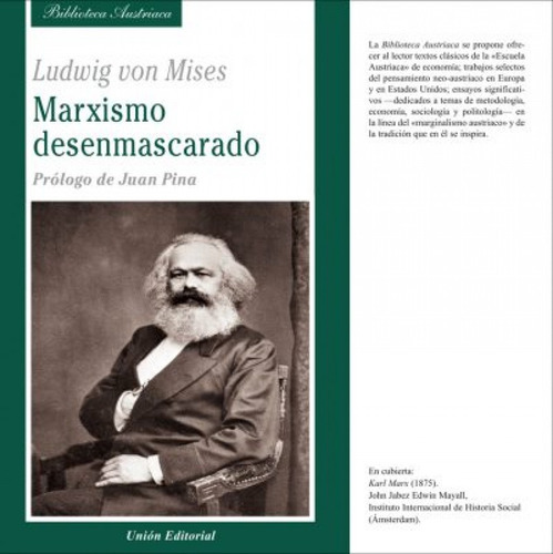 Libro Marxismo Desenmascarado - Von Mises, Ludwig
