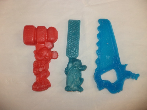 Antiguas Figuras Goofy, Mickey Mouse, Pluto (Usado)
