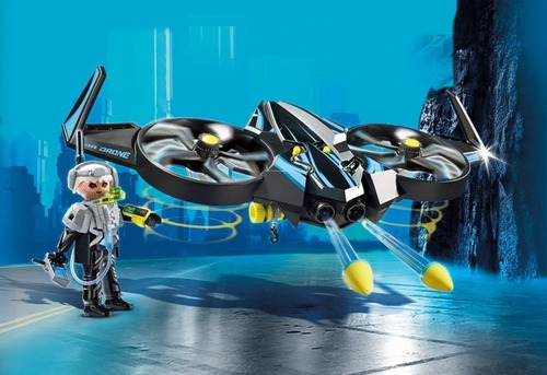 Playset Para Muñecas Y Muñecos Playmobil City Action Top Agents 9253 Entrenamiento De Policias 70817 Color Negro