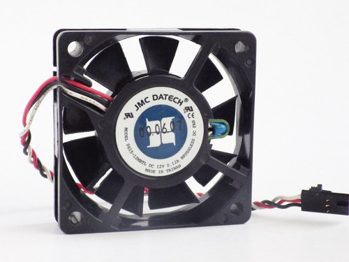 Ventilador Fan Cooler 60x60mmx15mm 12v 0.12a Jmc Datech