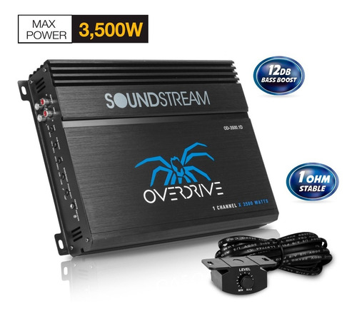 Imagen 3 de 6 de Amplificador Clase D Monoblock 3500w Max Soundstream