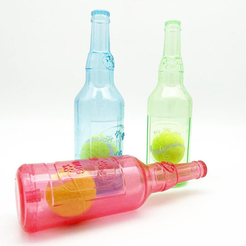 Juguete Para Perros Con Forma De Botella De Agua Para Rojo L