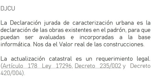 Imagen 2 de 2 de Declaracion Jurada Caracterizacion Urbana - Arquitecto