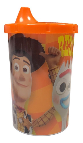 Vaso Con Pico Tapa Tomadora Disney Pixar Princesas Infantil