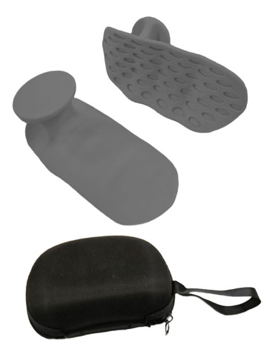 Propitos De Gymantes Protección Palm Hand Strip Gris