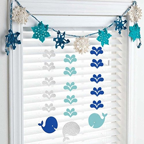 Luoem Nautico Colgante De Baby Shower Decoracion Ballena Abe