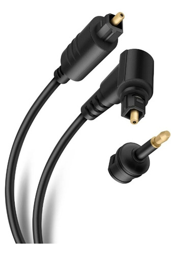 Cable Audio Digital Toslink Un Plug Es A 90° 2m Lar 299-400 