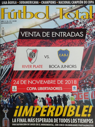 Revista Fútbol Total -  Edición 218