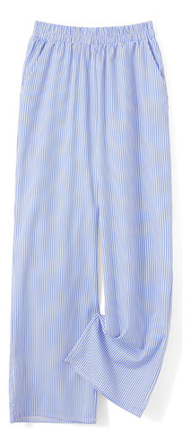 Pantalones Elásticos De Cintura Alta Y Pernera Ancha Para Mu