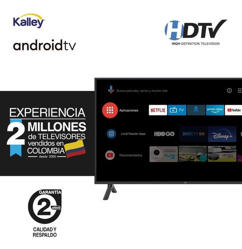 Imagen 1 de 2 de Tv Kalley 39 Pulgadas 99 Cm K-atv39hd Led Smart Tv Android