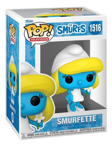 Funko Pop! Tv: Los Pitufos - Pitufina #1516 Estandar
