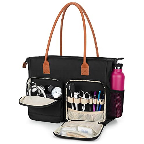 Curmio Enfermera Tote Bag, Bolsa Médica Portátil Con Vnknk