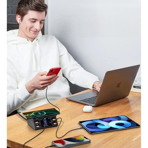 Estación Carga Rápida Conexión Usb, Mxcgw-002, 2pzas, 100w,