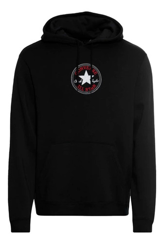 Hoodie Converse Go-to Chuck Taylor Patch-negro