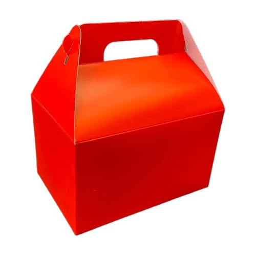 Cajita/valijta Navideña Regalo-frutos Secos 10 Und 15x9x10 Rojo