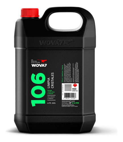 Wova7 106 Limpia Cristales Vidrios Galon