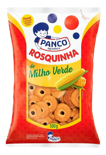 Biscoito Panco Rosquinha Milho Verde 500g