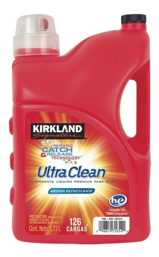 Detergente Líquido Ultra Clean Kirkland Signature 5.73 Lt