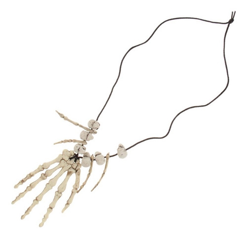 4 Cráneos Horribles Mano Collar Accesorios De Disfraces De