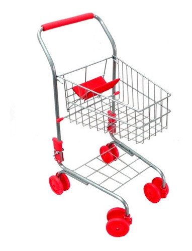 Carrito De Compras Metal Supermercado Muñeca Cuby T205 Full