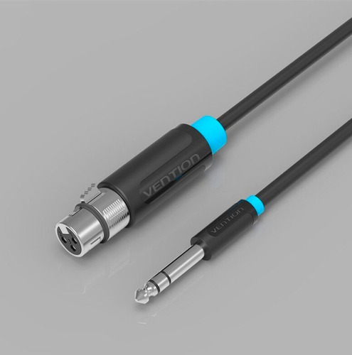 Cable Trs 6.35mm Xlr 3 Pines (100cm) Pvc Audio Profesional 