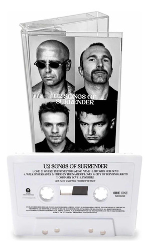 U2 -  Songs Of Surrender - Casete Versión Estándar 2023 En Caja De Plástico Producido Por Umg