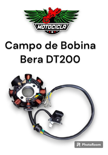 Campo De Bobina Moto Bera Dt200