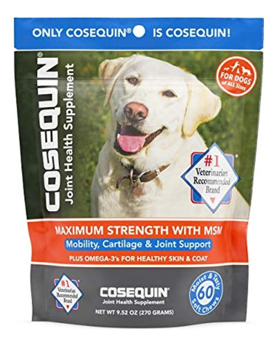 Nutramax Cosequin Soft Chews Máxima Resistencia Con Msm Plus