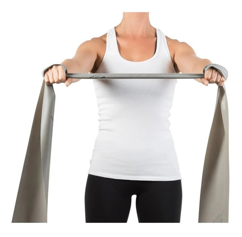 Imagem 2 de 5 de Faixa Elástica Para Exercícios Prata Super Forte - Mercur