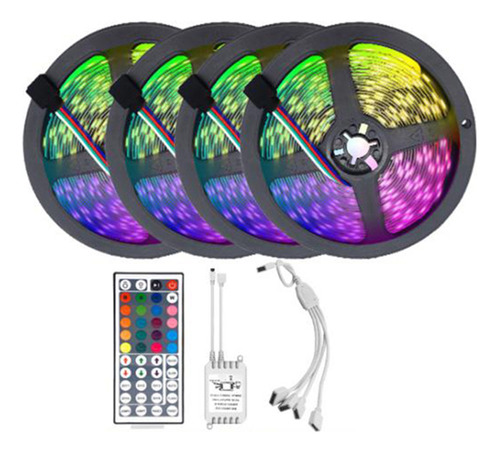 Set De Barra De Luces De 20 M, 44 Teclas 5050 Rgb, Juego De