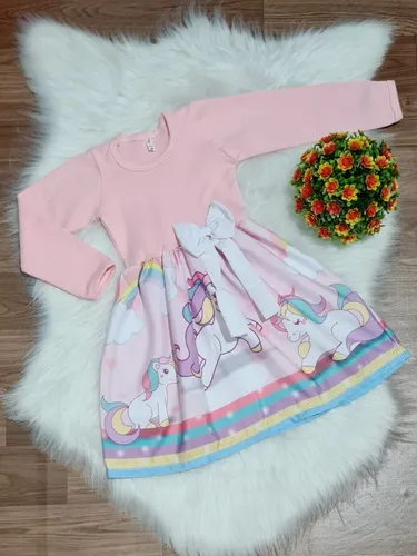 Vestido unicórnio cheap infantil