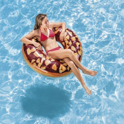 Inflable Dona De Chocolate Salvavidas