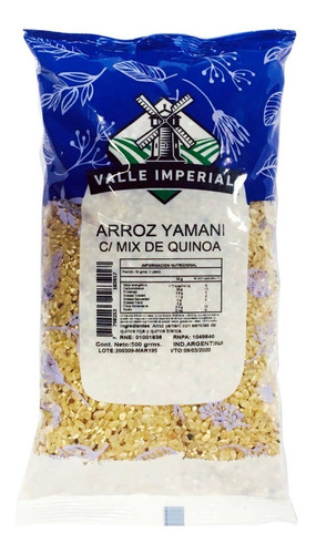 Arroz Yamaní Con Mix De Quinoa 500 Gr Marca: Valle Imperial