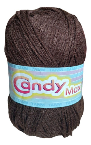 Estambre Candy Max Tamm Madeja De 200 Grs Crochet Color Café Oscuro