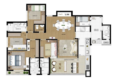 Imagem 21 de 22 de Apartamento À Venda No Bairro Morumbi - São Paulo/sp - O-1850-6773