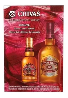 Whisky Chivas Regal 12 Años 750 Ml + Extra 375 Ml