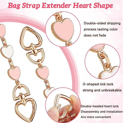Extensor De Correa Para Bolso Corazón Extensor De Cadena 2ps