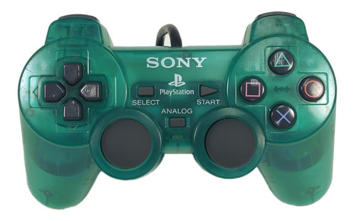 Control joystick Sony PlayStation Dualshock 2 emerald