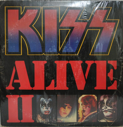 Kiss  Alive Ii Vinilo Doble, Gatefold, Insert Y Poster