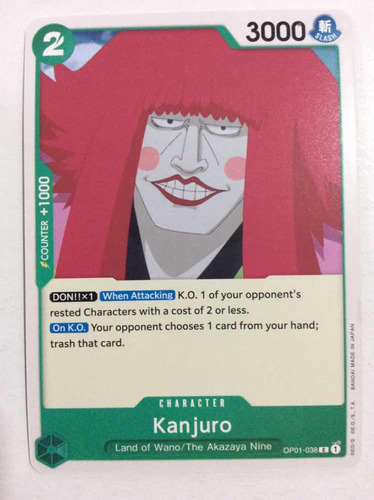 One Piece Tcg Kanjuro Op01-038 C