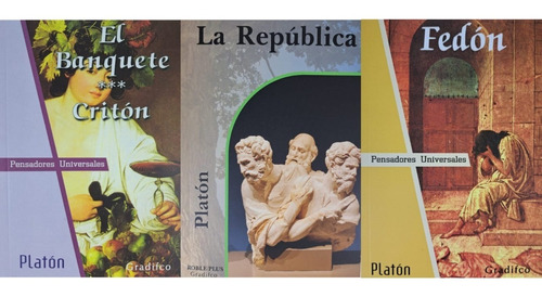 Lote X 3 Libros Filosofia - Platon