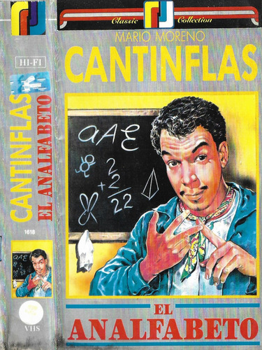 El Analfabeto Vhs Mario Moreno Cantinflas