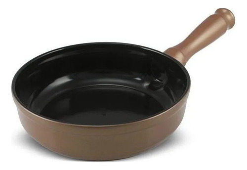 Jogo de panelas de cozinha Ceraflame Duo+ Smart com 5 peças de cerâmica marrom